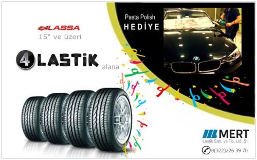4 Lassa Lastik Alana Pasta Polish Hediye 